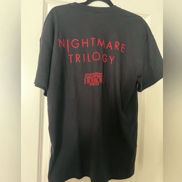 Universal Studios Halloween Horror Nights The Weekend Nightmare Trilogy Shirt 🔪 - Picture 3 of 3